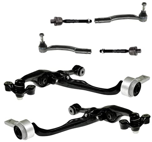 2x Querlenker 2x Spurstange Vorderachse für Mazda 6 Hatchback + Kombi + Stufenheck GH