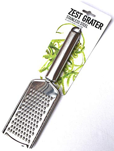 Stainless Steel Kitchen Lemon Zester Cheese Grater, Easy to Use to Zest Orange, Lemon, Chocolate, Parmesan, Citrus, Cheese, Nuts and More Grater