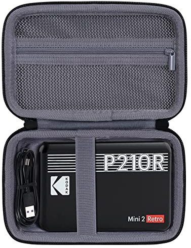 co2CREA Hard Case for Kodak Mini 2 Retro P210/ C210/ M200 /MS200 /PM210 | Shockproof Protective Case with Carrying Handle for Outdoor Travel, Case Only