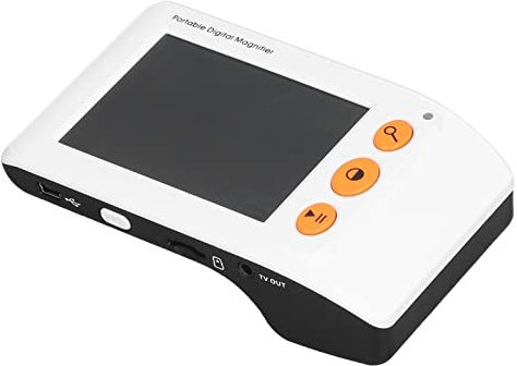 Tragbare Digitale Lupe, 3,5-Zoll-Digitallupe mit 2X-25X-Zoom, Elektronische Videolupe Lesehilfe Mit 8 Farbmodi Unterstützen Sie das Einfrieren von Bildern Für Lesehilfe für