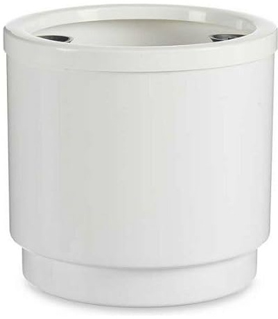 Ibergarden Maceta Autorriego Blanco Polipropileno (26 x 25 x 26 cm) (4 Unidades)