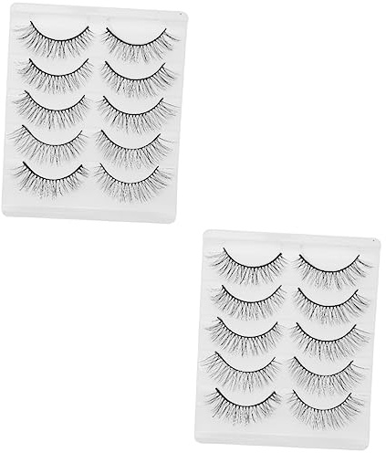 FRCOLOR 10paires Faux De Aspect Naturel Et Pour Femmes Pour Mariages Cosplay Et Événements Spéciaux