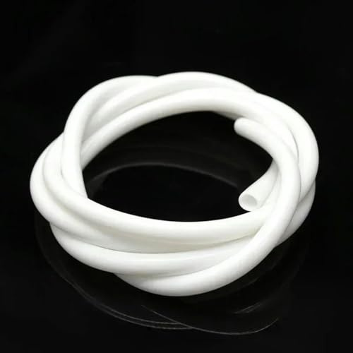 Tuyau en caoutchouc de silicone blanc de qualité alimentaire de 1/5/10 mètres ID 0,5 1 2 3 4 5 6 7 8 9 10 12 14 16 18 20 25 mm Tube en silicone flexible non toxique-Blanc-1 mètre-ID 14 mm x 18 mm OD