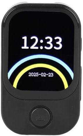 Lecteur MP3, Lecteur de Musique en Haut-Parleur HiFi HiFi Screen de 2 Pouces avec Appareil Photo, Bluetooth 5.4, Radio FM, Ebook, 720p HD, (64g Petite Carte mémoire)