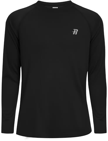 Runhit Kids Rash Vest Long Sleeve, UPF 50+ Sun Protection Swim Top, Quick Dry Rash Guard T-Shirt for Beach Running Fishing Surfing Outdoor Sport