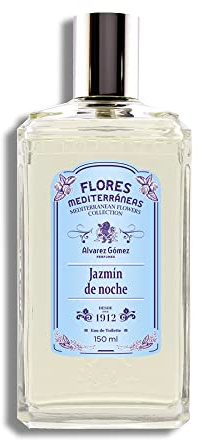 Alvarez Gomez Flores Mediterráneas, Jazmín de Noche, Eau de Toilette, Floral, 150 Mililitros