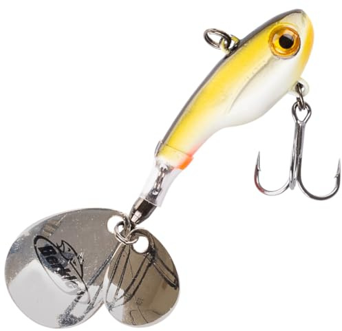 Berkley Pulse Spintail Jig Wobbler mit Spinnerblatt & Berkley Fusion Drilling – Weitwurf-Hardbait für Barsch, Forelle, Hecht