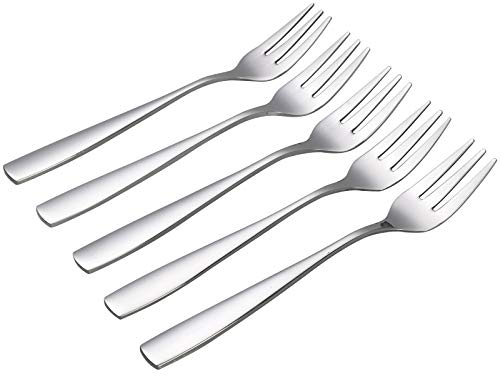 Asking 12-Piece Stainless Steel 3-Tine Tasting Forks, Pastry Forks, F