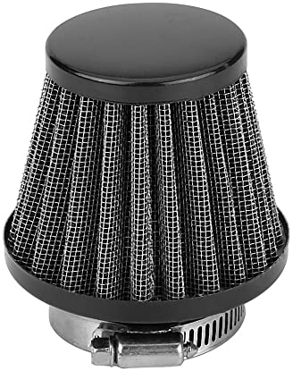ETOPARS Schwarz Motorrad Luftfilter Universeller Motorrad Lufteinlassfilter Kit 38mm 39mm 40mm Auto Ansaugluftfilter Luftfilterinduktion Vergaser Offroad