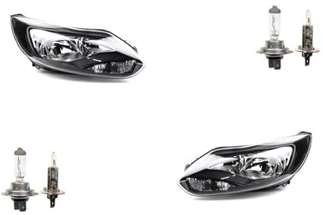 Johns, Scheinwerfer Halogen passend für Ford Focus 11 11-14 mit H7 H1 Satz Links Rechts