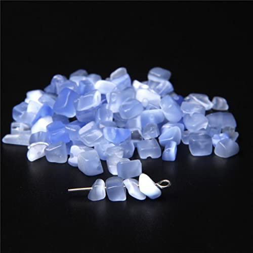 Natural Gem Irregular Rose Quartzs Chip Stone Beads for Jewelry Making 5-8mm Freeform Beads DIY Bracelet Necklace 15.5 Strand-cat Eye