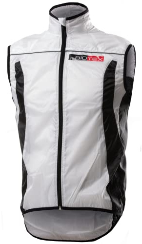BIOTEX Gilet X-Light Unisex, Tessuto Ultraleggero Anti-Vento, Rete Posteriore Traspirante