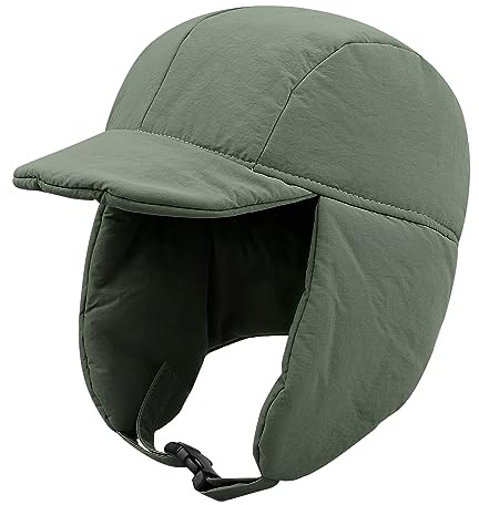 CLAPE Wasserdicht Warme Wintermütze mit Ohrenklappen Winddicht Fliegermütze Outdoor Trappermütze Bomber Hut Uschanka Mütze für Herren Damen