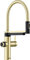 BLANCO drink.filter EVOL-S Pro satin gold | Wasseraufbereitungssystem | Veredeltes gefiltertes Wasser | Click & Touch Mengeneinstellung | Separater Auslauf für gefiltertes Wasser | Armatur