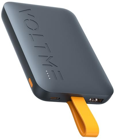 VOLTME Power Bank 10,000mAh USB-C PD35W, Caricatore Portatile Ricarica Rapida 2*USB C & USB-A 22.5W Hypercore 10K Trio blu navy Batteria esterna Portatile ed Efficiente con Indicatore LED per iphone