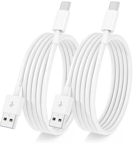 Car Carplay Cable for Apple iPhone 17/17 Pro/16/16 Pro/16 Pro Max/15/15 Pro Max/15 Plus, 2Pack USB to USB C Car Charger Cable 3ft for Carplay, for iPad Pro/Air 5/4/Mini 6th 10th