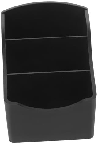 Caixas Arrumação Organizador De Sobres De AzúCar Y Té, Caja De Almacenamiento Con 3 Compartimentos, Negro, Para Cocina, Ideal Para Café Y Té