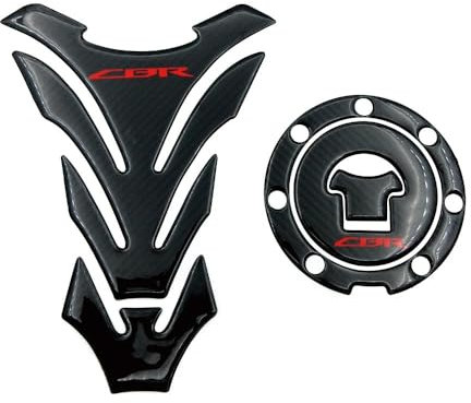 SGRYGSAEA Motorcycle Gas Tank Sticker Motorcycle Fuel Tank Protective Decal Carbon Fiber Protective Decal For H&ONDA CBR600RR CBR 600RR 2003 2004(4)