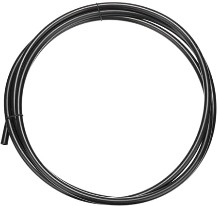 M METERXITY Nylon Line Hose Tube, 0.31(8mm) ID x 0.39(10mm) OD PA6 Pneumatic Air Line Tubing for Fluid Transfer/Trailer Air Brake System, Polyamide Water Fuel Pipe [3 M/10FT, Black]