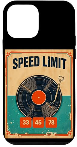 Tourne-disque vinyle rétro pour DJ 33 45 78 tr/min Coque pour iPhone 12 mini