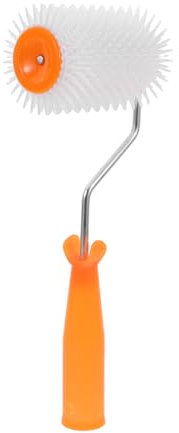 Homoyoyo Débulleur Ragréage Auto-nivelant à Pointes Pour Sol Epoxy Chape Ciment Outil Pour Éliminer Bulles Mousse Et Enduit