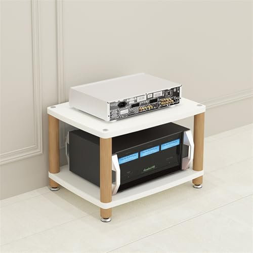 mobile stereo hi fi rack hifi Rack Per Amplificatore, Contenitore Per Componenti Stereo Di Intrattenimento/giradischi/ricevitore/apparecchiature Elettroniche, Centro Di Intrattenimento Angolare(White,