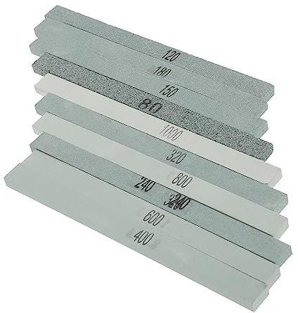 CIYODO Bâtonnets De Ponçage Pour Bois Outils De Ponçage De Plastique Variété De Granulométries Usage Sec Et Humide