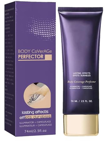 Mnozreo Corrector de Piel Impermeable Maquillaje para Cubrir Tatuajes,Maquillaje para Cubrir Tatuajes,Crema para Cubrir Tatuajes,Corrector de Cicatrices para el Cuerpo,74ML