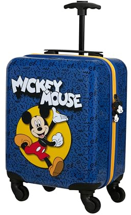 Samsonite Daydream Disney - Valigia per bambini Topolino 45 x 33 x 20 cm, 24 L, adatto alla maggior parte delle compagnie aeree tra cui easyJet - con 4 ruote - Mickey Happy