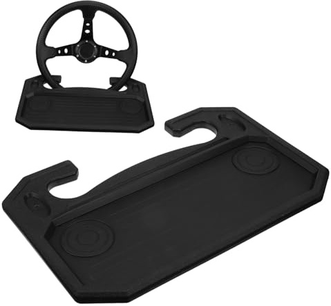 BESTYASH Multifunktionaler Lenkradtisch Auto Tray Hdpe Stabiler Auto schreibtisch für Laptop Essen Arbeiten Geeignet für Pkw Lkw Vielseitiges Autozubehör
