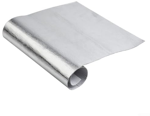 Gettimore Protezione termica per auto per cofano isolante, 122 x 30,5 cm, pellicola protettiva ad alta temperatura con nastro motore e scarico