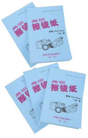 SKISUNO Lens Tissue Clean Camera Lens Glasses Microscope Screen Wipes for Eyeglass Cleaning