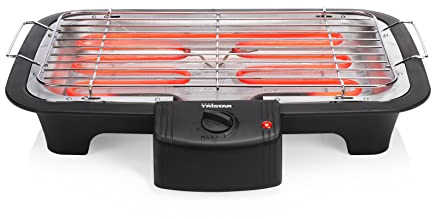 Tristar BQ-2813 Barbecue Elettrico, 2000 W, Plastica, Nero