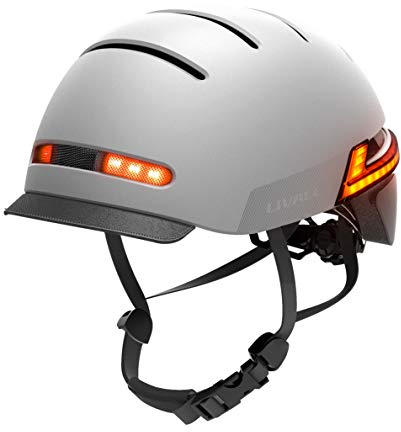 Livall Erwachsene BH51T Neo Fahrradhelm, Light Grey, 57-61cm