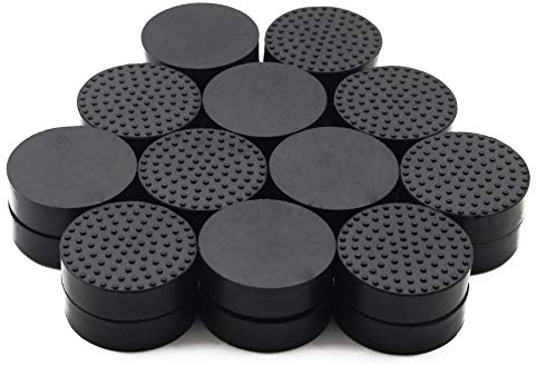 UFelice Invisible Plant Pot Feet, Non-Slip Solid Rubber Pots Feet Risers, Pot Lifters for Indoor or Outdoor Planters, Good Air Circulation for Garden Flower | 24 Pack + Strong Adhesive Pads