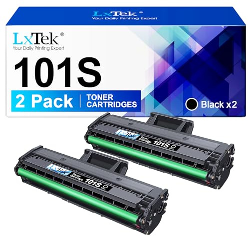 LxTek Compatibili Cartucce di Toner Sostituzione per Samsung MLT-D101S per SCX-3405W SCX-3405 SCX-3405FW SCX-3400 ML-2160 ML-2165 ML-2165W ML-2168 SF-760 SF-761 SF-760P (Nero, 2-Pack)