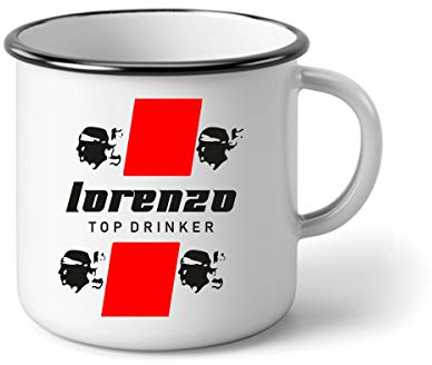 Colorfamily Tazza personalizzabile con nome - top drinker - tazza in alluminio