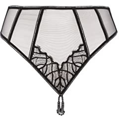 Bracli Manhattan High Waist Brief - schwarzes Perlendessous (XL)
