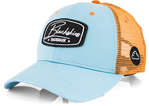 Blackskies® Race Baseball Cap Gorra De Béisbol Unisex Premium Trucker Snapback Azul Naranja Hombre Mujer Streetwear Outdoor Verano Casual