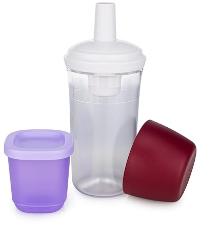 Tupperware Exclusiv Zuckerhut 400 ml rot Zuckerstreuer + Cubix Box flieder 110 ml Zucker Streuer sugar
