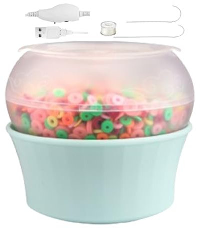 Hilandero de cuentas para hacer joyas, pulsera eléctrica USB, fabricante de cuentas que ahorra tiempo, bonitas pulseras de la amistad para hacer pulseras y collares