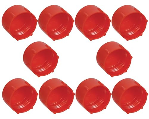 cyclingcolors 10x tappo chiusura plastica inserto cappuccio copriforo fori coperchi tubo raccordo tubazione idraulico, 1/4''