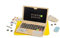 Bigjigs Toys Tech Set - 95pcs Wooden Laptop Toy With Blackboard Screen, Pretend Play Sets & Accessories For Toddlers & Children, Preschool Early Learning Activity, Children’s Gifts, Age 3 Years +