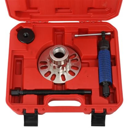 Cozyel Set di espulsori Idraulici 10T, Estrattore Idraulico per mozzi Ruote, Progettato per Rimuovere Facilmente Assi Motore da Veicoli con Ruote a 4 o 5 Fori, Pratico e Sicuro per Uso Esterno