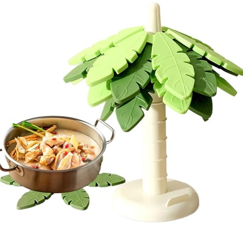 Baum Topfuntersetzer | Hitzebeständiges Baum-Design Untersetzer Set,Silikon Unterlagen Hitzebeständig Tisch Küche Geschirr