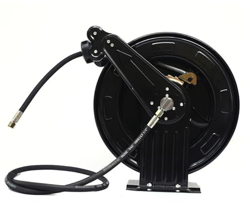 Avvolgitubo per idropulitrice, design auto-retrattile per una facile conservazione e utilizzo, perfetto per lavaggio auto, docce per animali domestici e pulizia del pavimento
