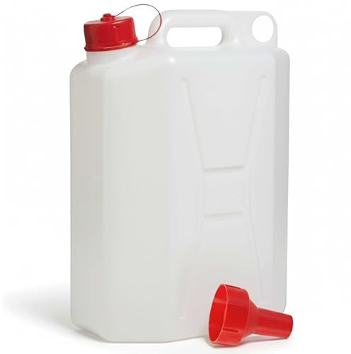 Sobinu 10 Litre Water Carrier Jerry Can – Heavy Duty HDPE Water Container with Pouring Spout, Leak-Proof Camping Water Storage for Caravan, Festival, Hiking & Emergency Use