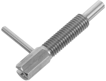 MARMERDO Spring Loaded Plunger Pin and for Furniture and Mechanical Equipment Daily Life in Stainless Steel with L Handle M8x1.25 , Easy Installation Versatile Application Industrial