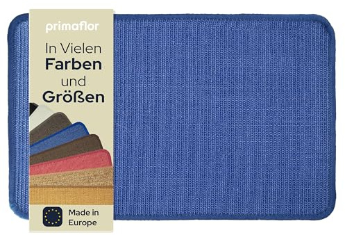 Primaflor Katzen-Kratzmatte - Blau, 100 x 100 cm, Rutschhemmende Sisalmatte für Krallenpflege, Robuster Kratzpad für Wand, Boden oder Kratzmöbel