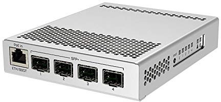 Mikrotik CRS305-1G-4S+in Switch di Rete Gestito Gigabit Ethernet (10/100/1000) Bianco Supporto Power Over Ethernet (Poe)